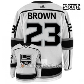 Barn Ishockey Los Angeles Kings Tröja DUSTIN BROWN 23 Adidas Vit Authentic